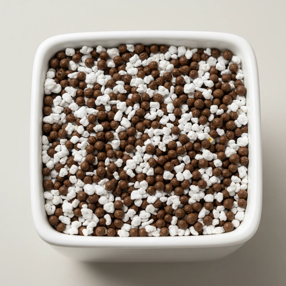 Substrat bicouche perlite et Fluval Stratum pour la germination de bulbilles