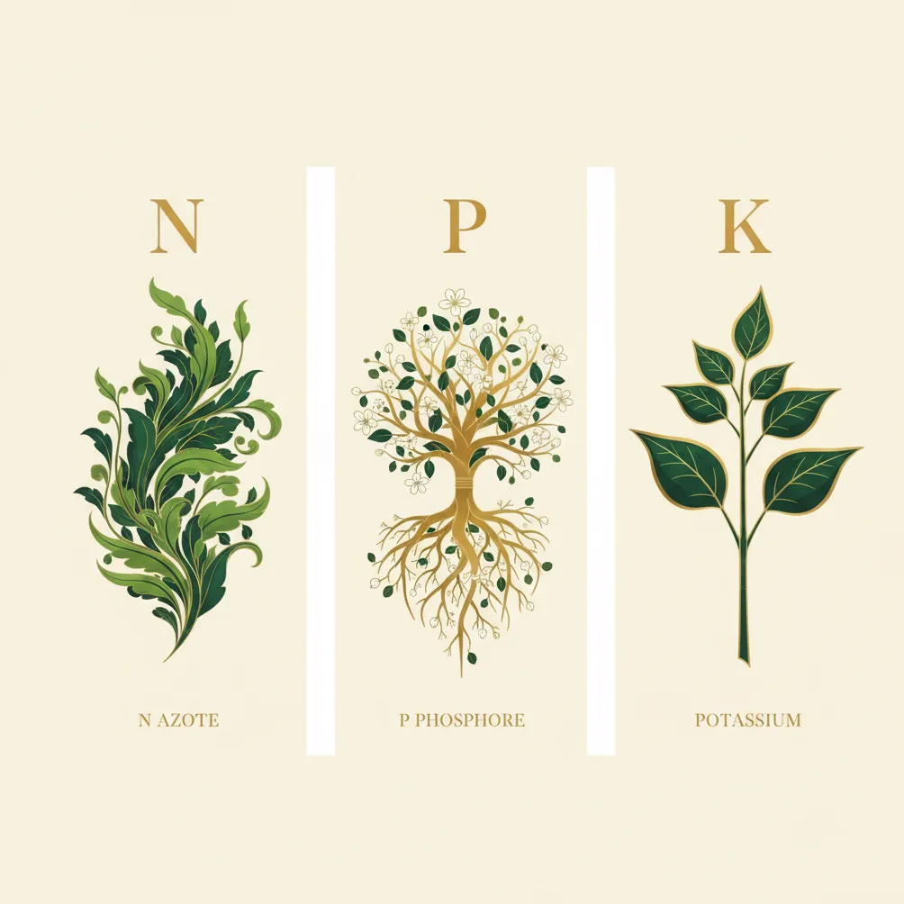 Les trois macronutriments NPK et leur rôle respectif dans la croissance des plantes tropicales