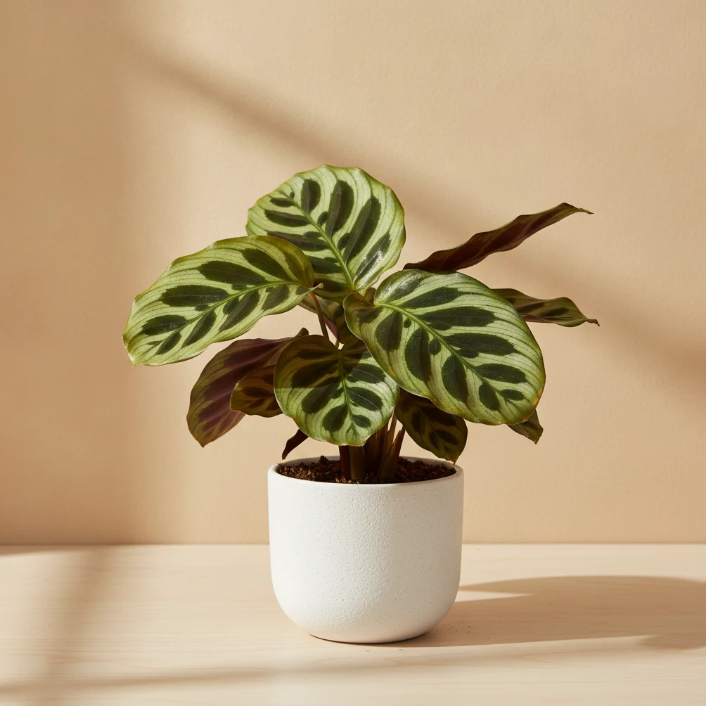 Peacock Plant (Calathea Makoyana)