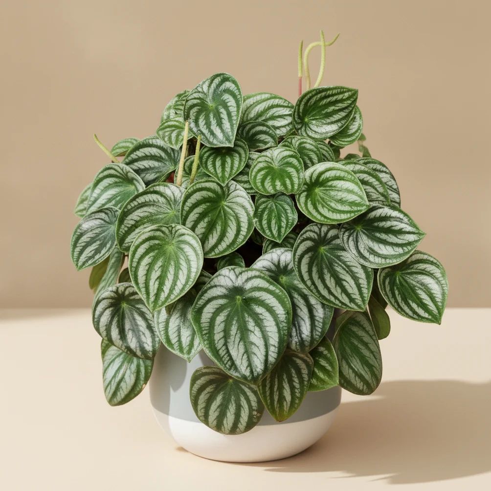 Watermelon Peperomia (Peperomia Melon d'eau)